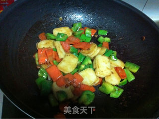 什锦炒年糕的做法步骤:10