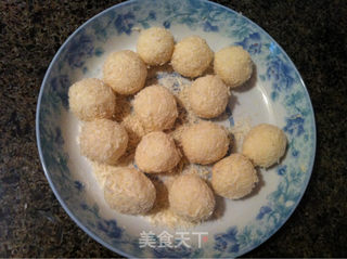软软糯糯山药丸子的做法步骤:4
