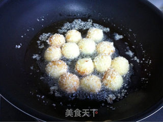 软软糯糯山药丸子的做法步骤:5