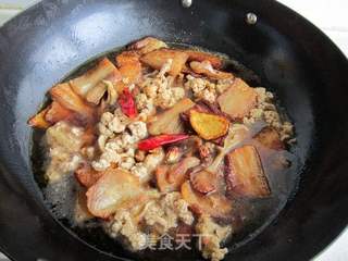 干菜花焖肉的做法步骤:8