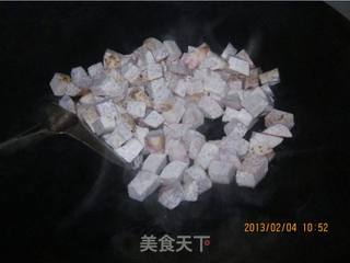 香芋腊味饭的做法步骤：2