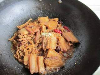 干菜花焖肉的做法步骤:10