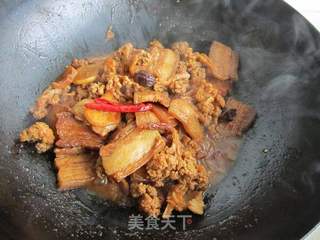 干菜花焖肉的做法步骤:11