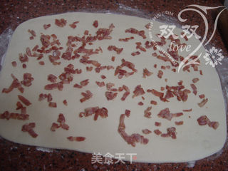 纯手工打造“养胃”饼——培根锅饼的做法步骤:7