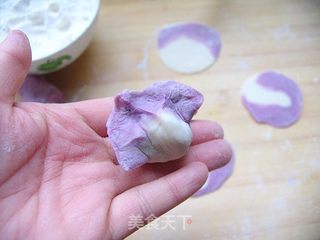 今年过年咱吃不一般的饺子——浪漫双色鸡蛋水饺的做法步骤:15
