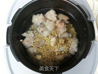 猪蹄黄豆冻的做法步骤:5