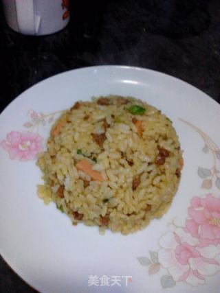 美味的咖喱炒饭的做法步骤:6