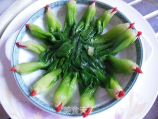 香菇油菜——财源滚滚 吉星高照的做法步骤：10