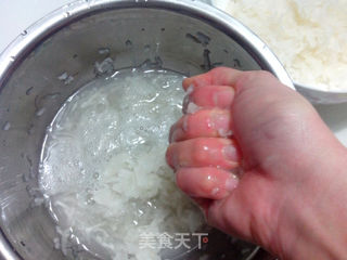 经典小吃~~~香煎萝卜糕~~~的做法步骤:3