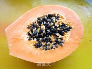 银耳木瓜盅的做法步骤:4