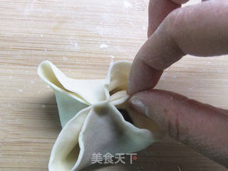 四囍蒸饺的做法步骤:9