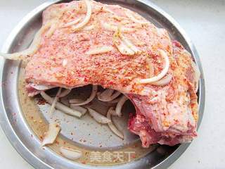 孜然烤羊排的做法步骤:7