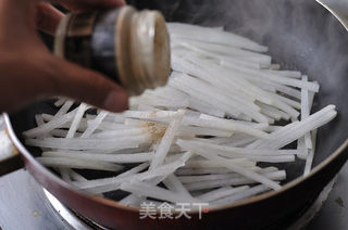 牛肉萝卜丝的做法步骤:7