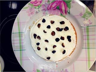蓝梅装饰蛋糕的做法步骤:8
