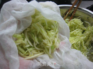 西葫芦猪肉饺子的做法步骤:5