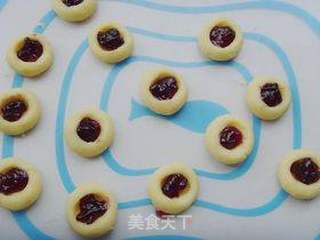 蓝莓酱饼干的做法步骤：9