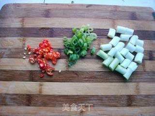 虾酱炒豆腐的做法步骤:3
