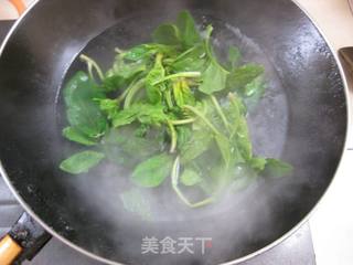 青菜瘦肉粥的做法步骤：3