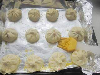 烤豆沙包的做法步骤:11