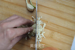 凉拌茼蒿的做法步骤:3