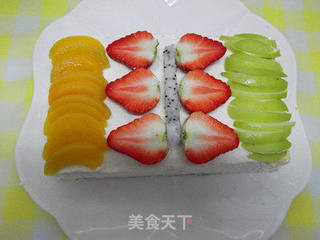 生日蛋糕----桐桐1周岁生日快乐的做法步骤:19