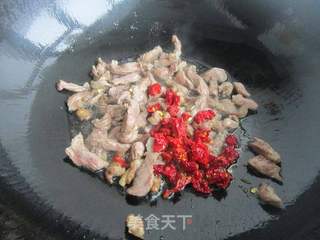 毛芹炒羊肉——新疆味道的做法步骤:6
