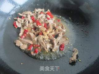 毛芹炒羊肉——新疆味道的做法步骤：7