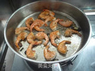 西兰花炒虾的做法步骤:5