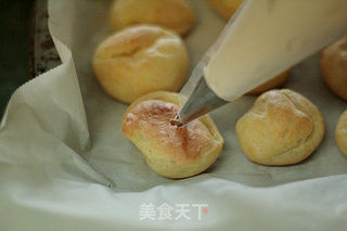 焦糖泡芙塔的做法步骤:6