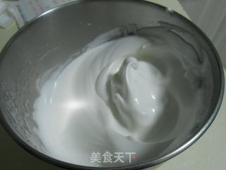巧克力淋酱天使蛋糕(6寸蛋糕)的做法步骤:3
