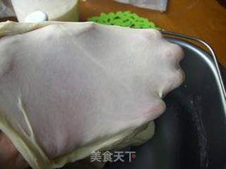 豆沙土司的做法步骤:4
