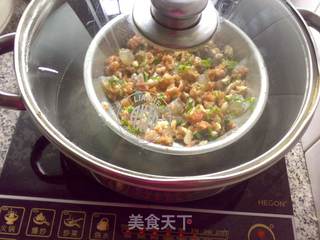 鲜肉虾仁窝贴的做法步骤:5