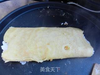 宝宝鸡蛋卷软米饭的做法步骤：11