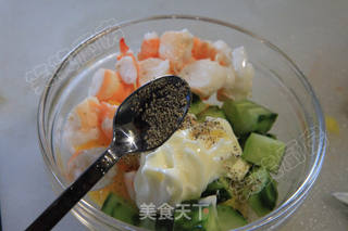 懒人出精品菜——清新爽口的芒果鲜虾沙律的做法步骤:5