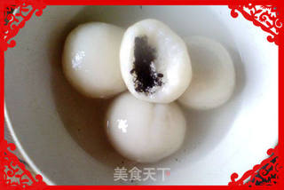 芝麻馅汤圆的做法步骤:12