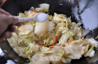 干煸白菜的做法步骤:11