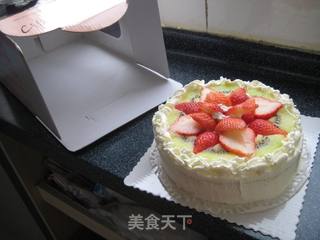 草莓生日蛋糕的做法步骤：10