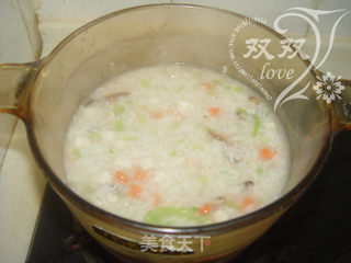 香菇鸡肉粥的做法步骤:6