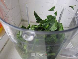 菠菜腊肠馅汤圆的做法步骤:2
