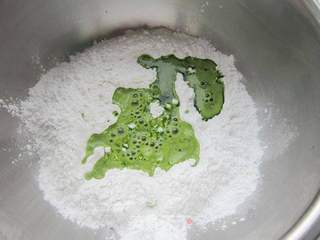菠菜腊肠馅汤圆的做法步骤:4