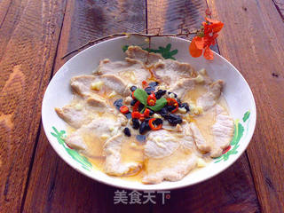 鼓椒蒸肉片的做法步骤:9