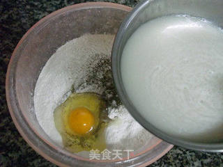 培根发面饼的做法步骤:3