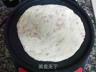 培根发面饼的做法步骤:13