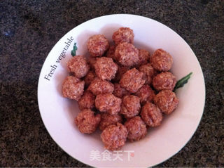 莲藕肉丸子的做法步骤:8