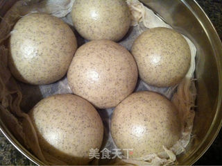 黑豆面馒头的做法步骤:8