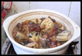 排骨炖藕的做法步骤:9