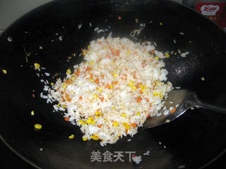 豉油炒饭的做法步骤:12