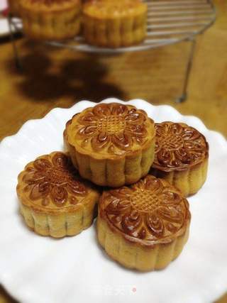 浓浓爱意——五仁月饼的做法步骤:18