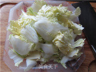 醋溜白菜的做法步骤:2