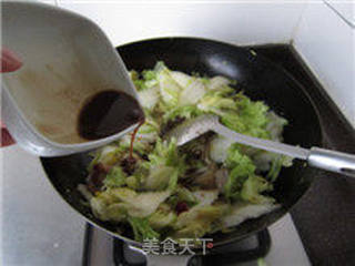 醋溜白菜的做法步骤:9